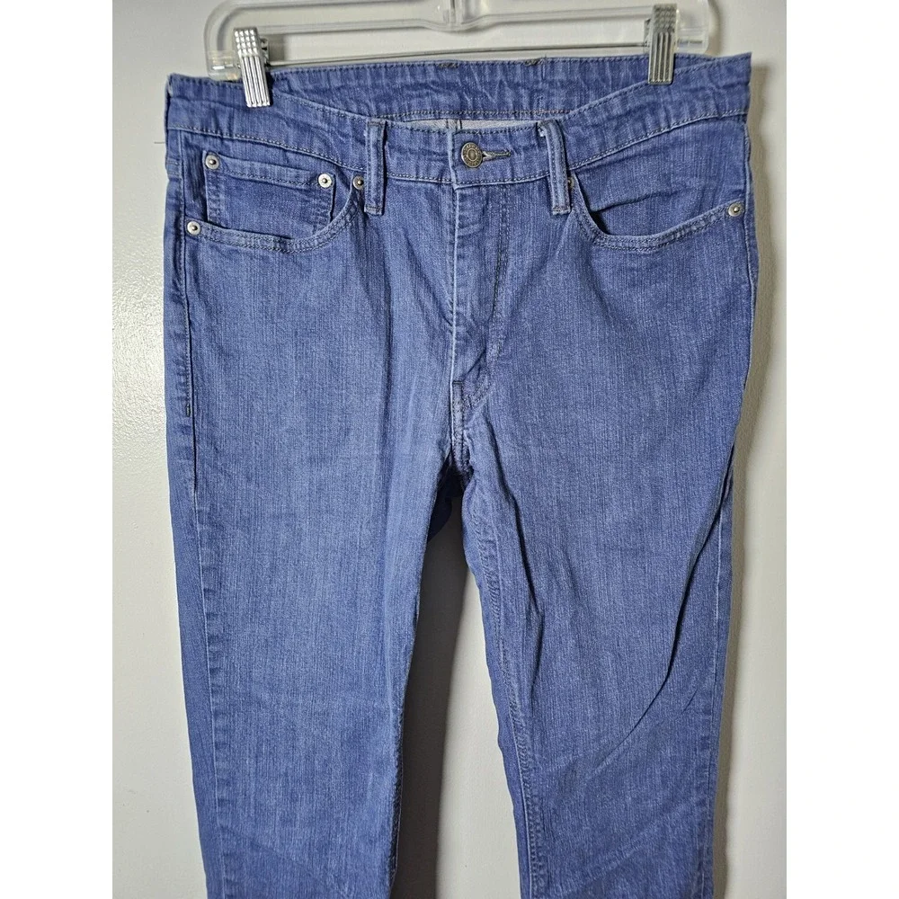 Levis 511 Black Label Stretch Denim Jeans Blue Men's Size 34x32 Fits 32x31
